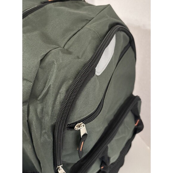 Urban sport Backpack 13W X  18D X 7D.  6 Compartments Green /black. NWTs - Picture 12 of 14